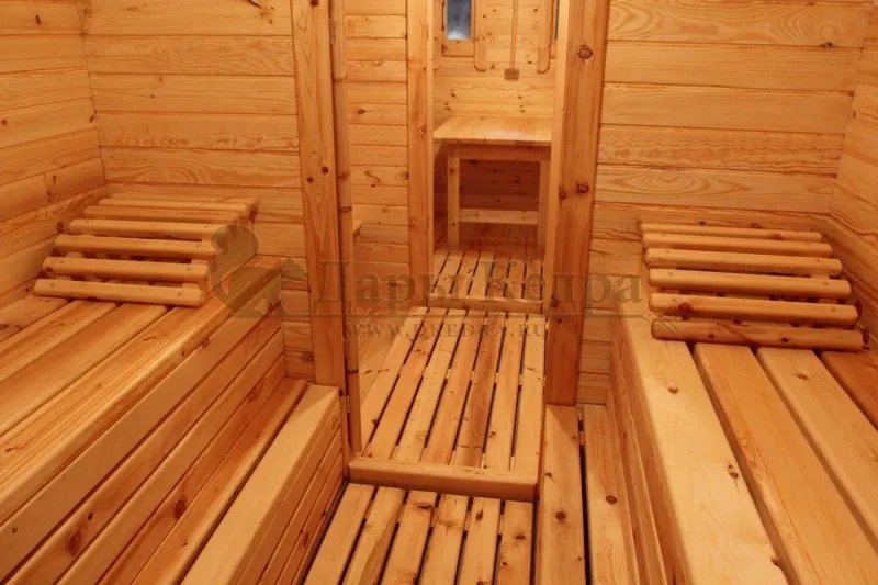 Баня-бочка квадро из кедра 3 метра